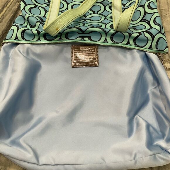 Coach Poppy 3D Op Art Glam Tote Purse Handbag‎ - Picture 9 of 16